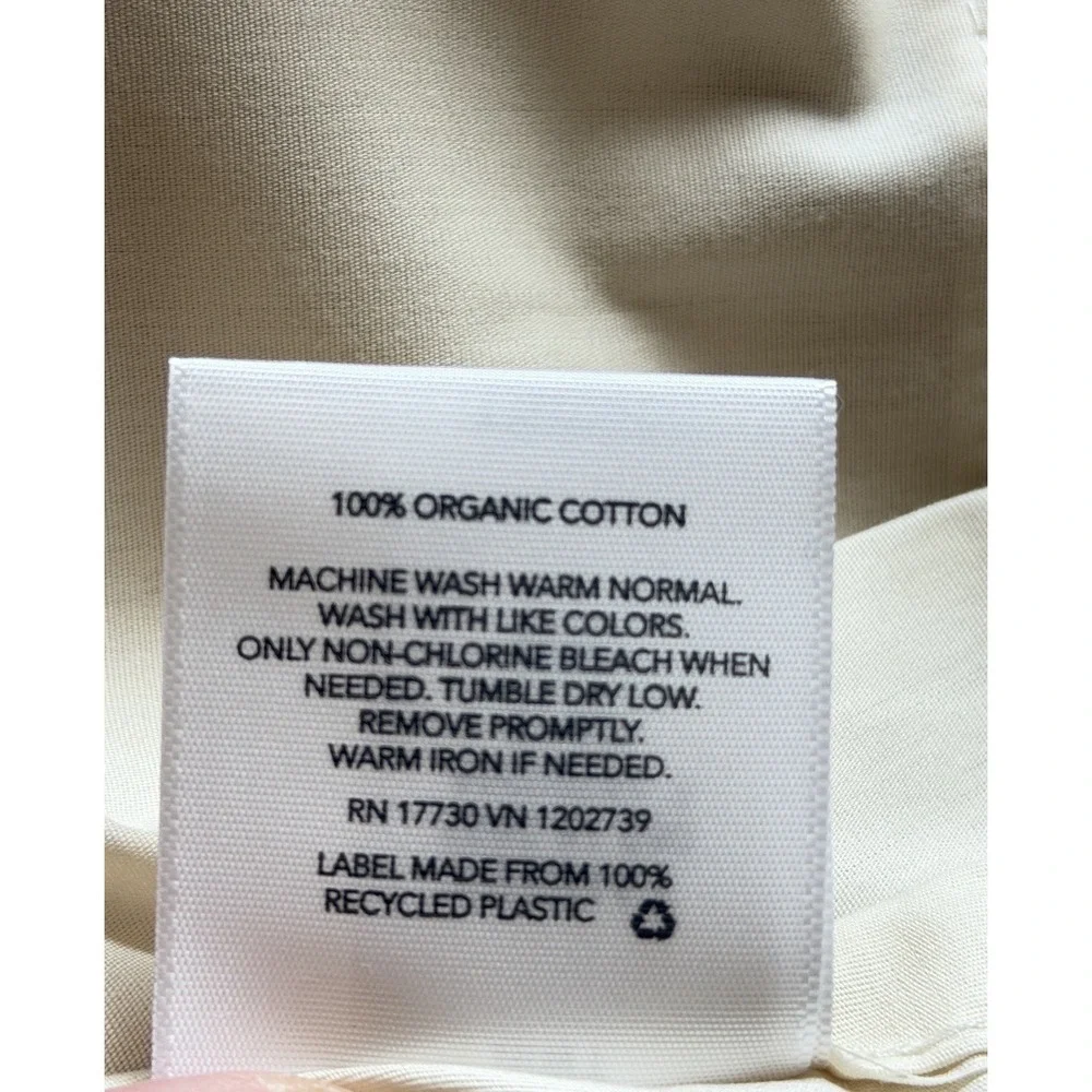 Threshold Twin XL 300 Thread Count Organic Cotton Sheet Set Ivory 3pc New